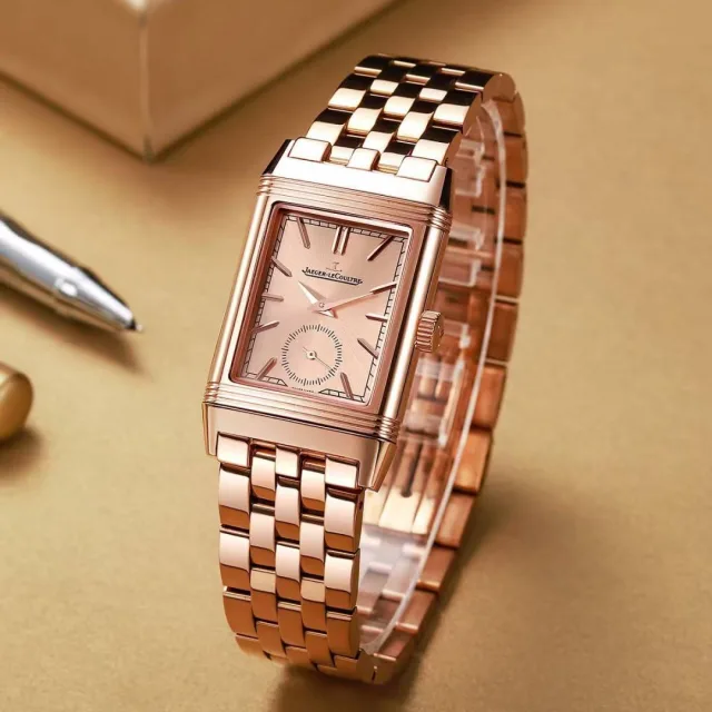 Jaegar-Le Coultre Reverso Tribute Small Seconds metal copper pink