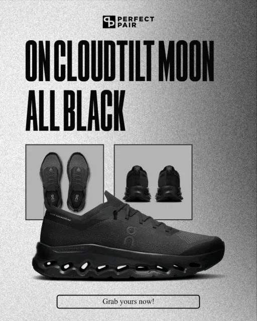 On CloudTilt Moon All Black 774