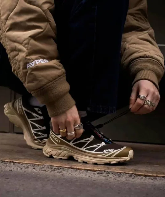 NO OG BOX SALOMON XT-6 KANGAROO vanilla ice brown