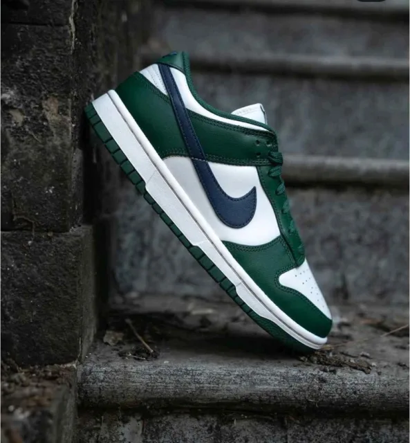 nikkee Sb dunk low Gorge Green midnight navy phantom