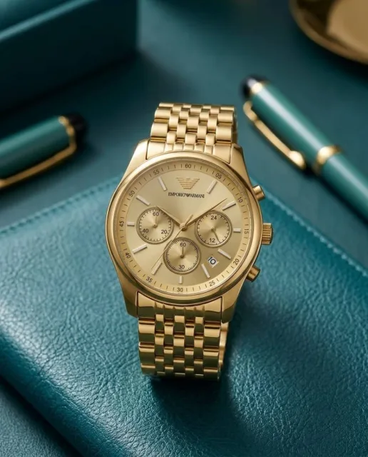 Emphorio Armaan_i AR11581 Chronograph Full Gold
