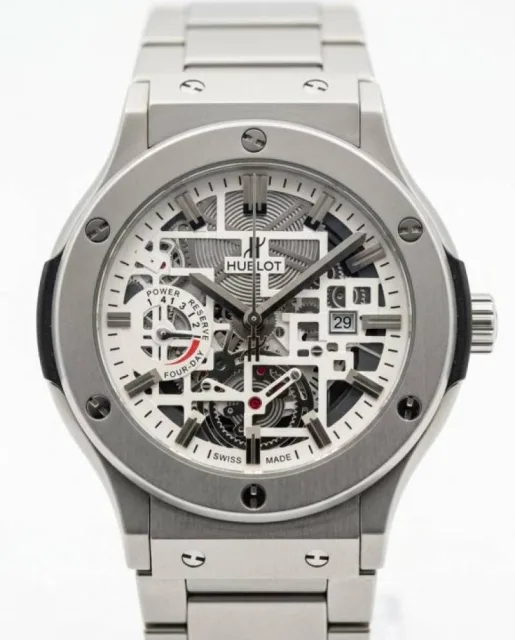 Hublo_t Big Bang Tourbillon Silver White Dial