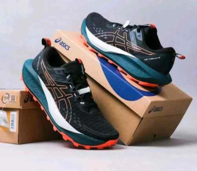 Asiccss Gel Trabuco 13 Trail Black Nova Orange 1007