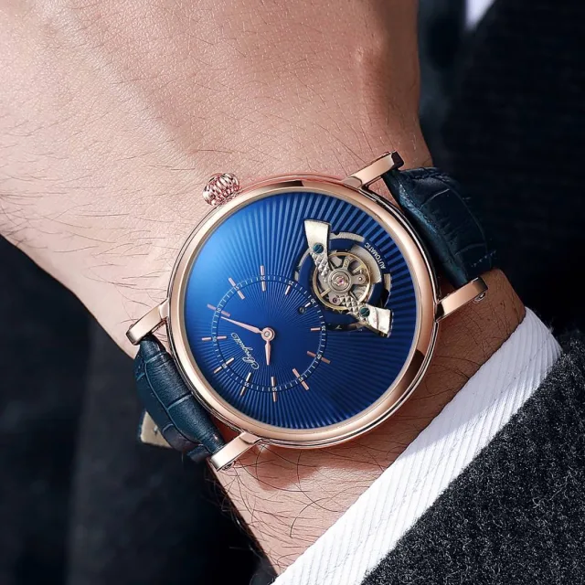 Bregue_et Classique Tourbillon blue-copper- blue