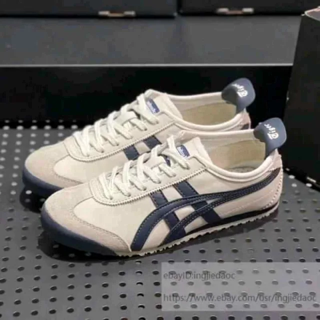 Onitskaa Tigar Mexico 66 Cream Navy 168