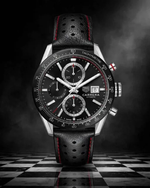Tag heuee_r Carrera Caliber 17 black