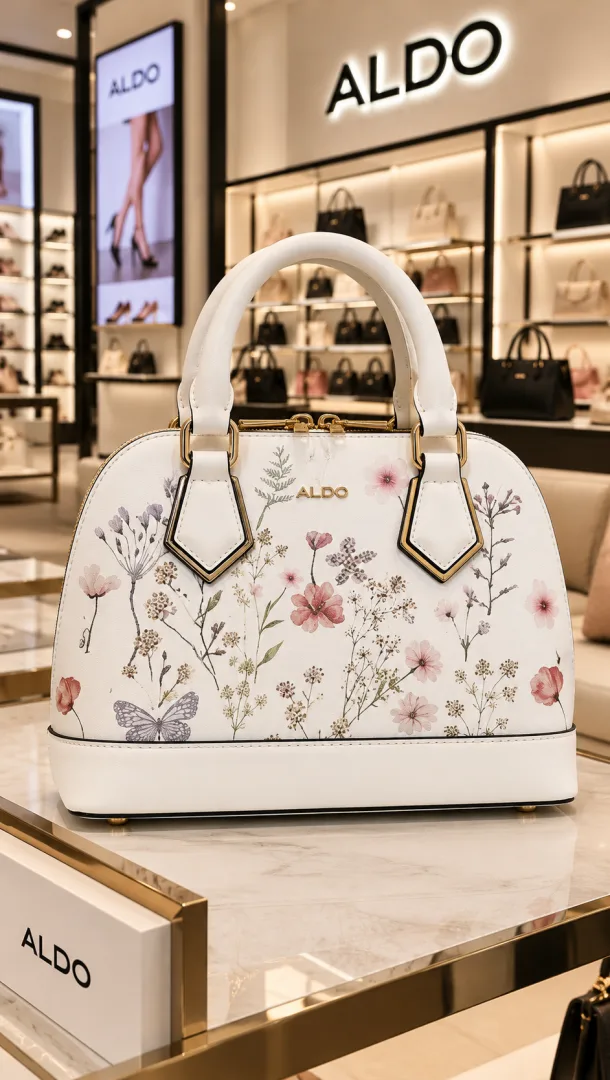 AULDO PRINTED ALMA TOP HANDLE BAG WITH BOX 6903