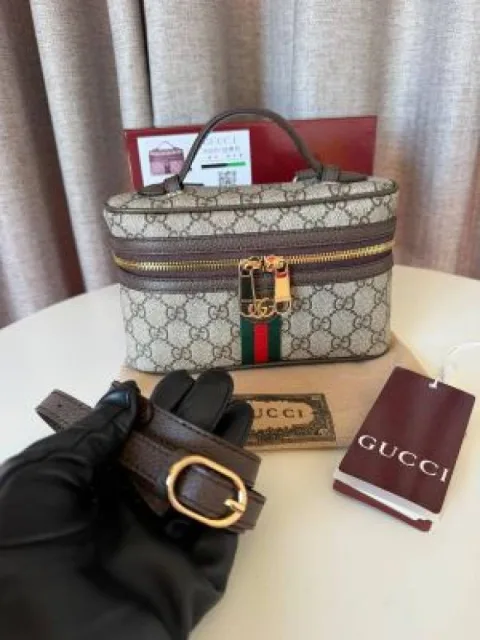 Guchi_Ophidia Small Vanity Bag with box premium quality