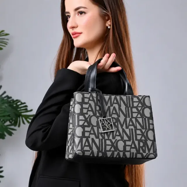 Arrwa%! exchage_ Susy All-Over Logo Print Shopping Bag with box premium quality 6935