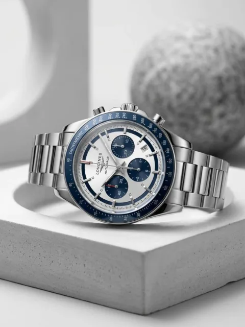 Longinez Conquest Chronograph Blue