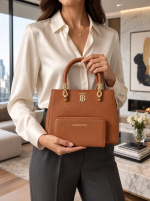 Burbery thomas hand bag with wallet 5257