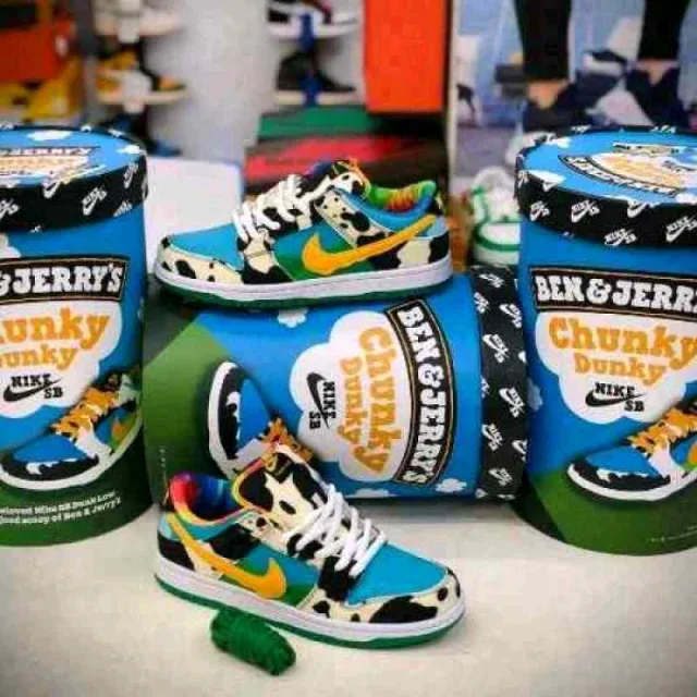 Nikkee SB Dunk Low Chunky Dunky BEN AND JERYY UA Quality Fix 630