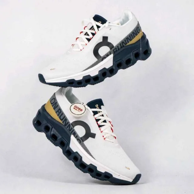 On Cloudmonster 2 White Midnight Navy Authentic