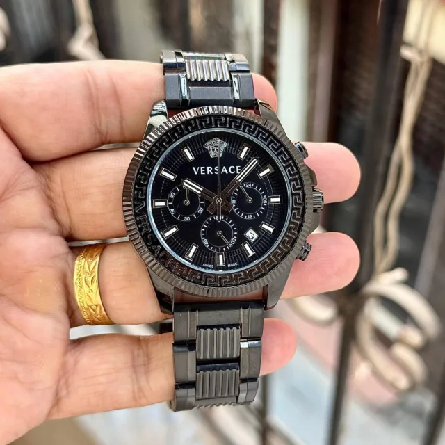 Versace Greca Action Chronograph full black