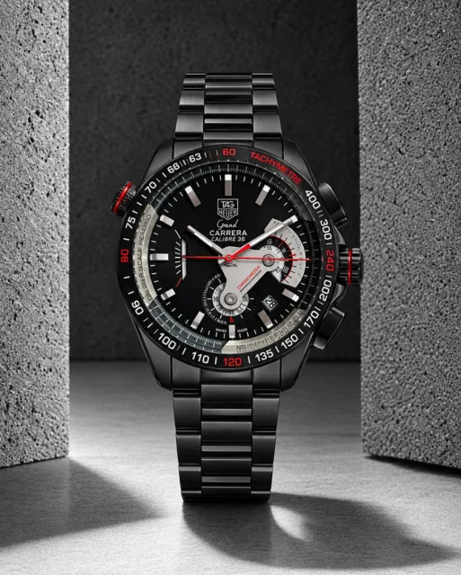 Tag Huer carrera caliber 36 Japan black