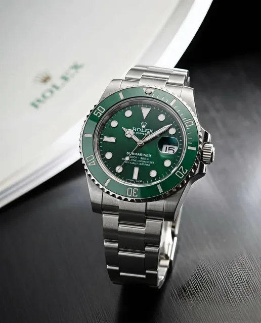 Rolee_x Oyster Perpetual Submarine Silver-Green