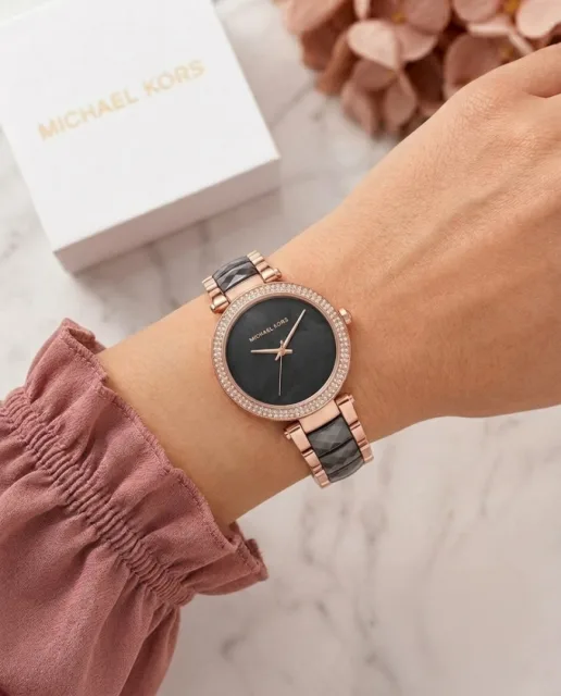 Michael_l Kors Parker Pave Black